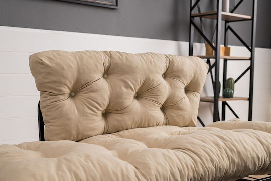 Canapea Cu Două Locuri Cream 190x70x85 cm