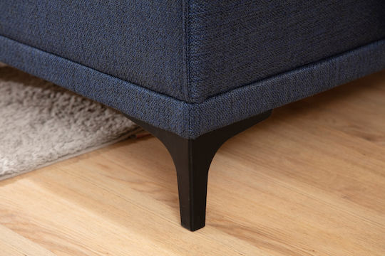 Petra Γωνιακός Καναπές με Αριστερή Γωνία Blue 250x145x69εκ.