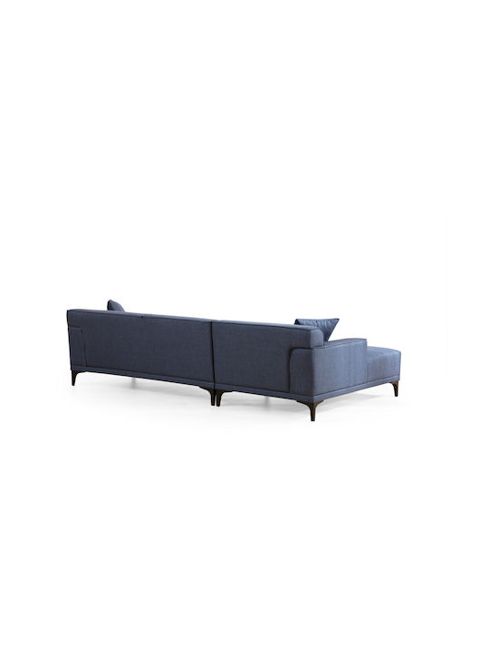 Petra Ecksofa mit Linker Ecke Blau 250x145x69cm