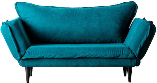 Vino Doppelsitzer Sofa Bett Petrol 120x50x38cm