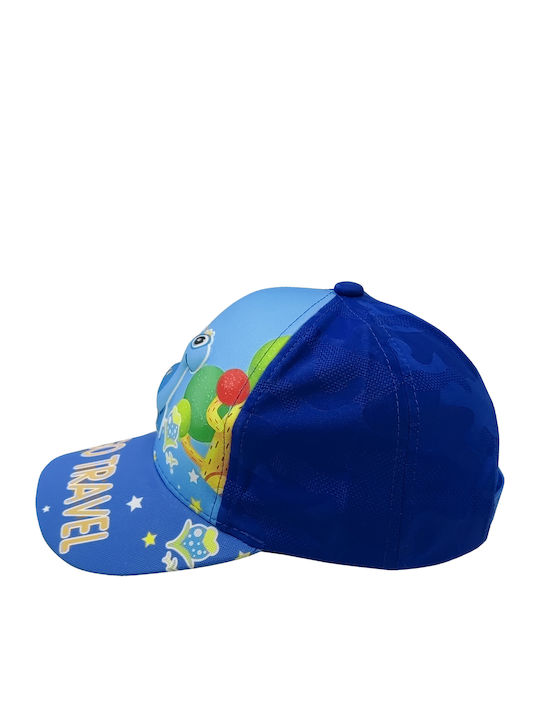 Kids' Hat Jockey Fabric Brims Trims Blue
