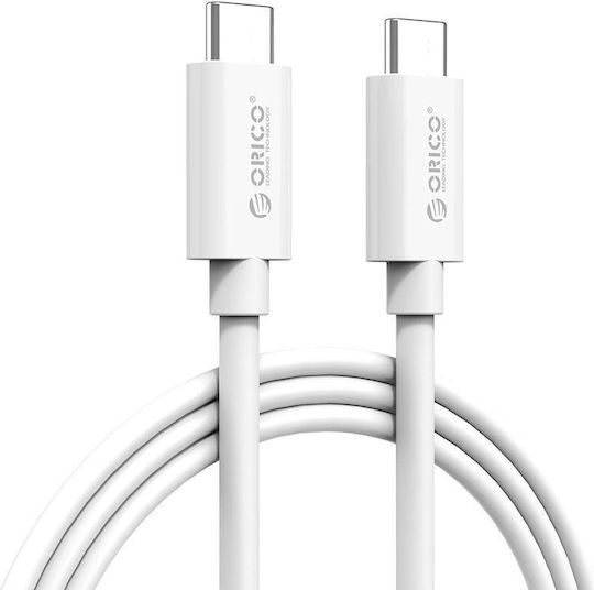 Orico Ctc100-10 Datenkabel USB Typ-C Zu USB Typ-C 1m Weiß