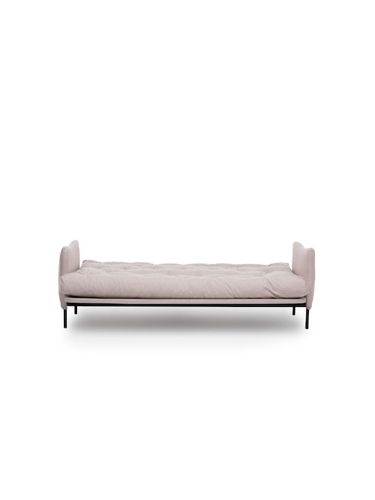Renge Τριθέσιος Καναπές Κρεβάτι Cream 200x82x92εκ.