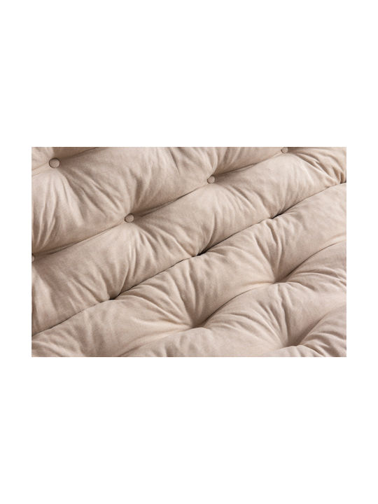 Renge Τριθέσιος Καναπές Κρεβάτι Cream 200x82x92εκ.