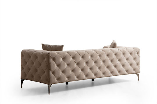 Como Dreisitzer Sofa Ecru 237x90x70cm