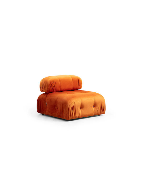 Γωνιακός Καναπές με Αναστρέψιμη Γωνία Orange 288x75x75εκ.