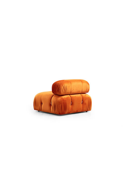 Γωνιακός Καναπές με Αναστρέψιμη Γωνία Orange 288x75x75εκ.
