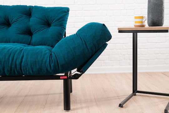 Doppelsitzer Sofa Petrol Blau 155x70x85cm