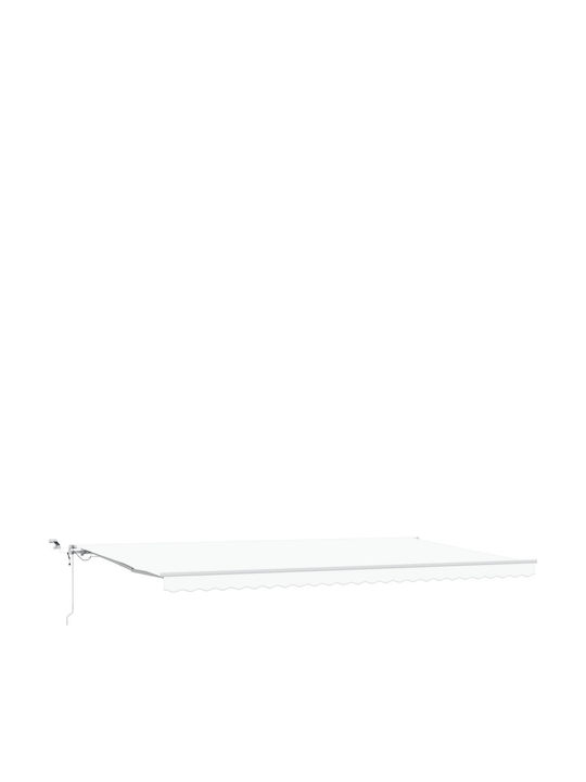 vidaXL Terrace Tent with LEDs White 6x3m