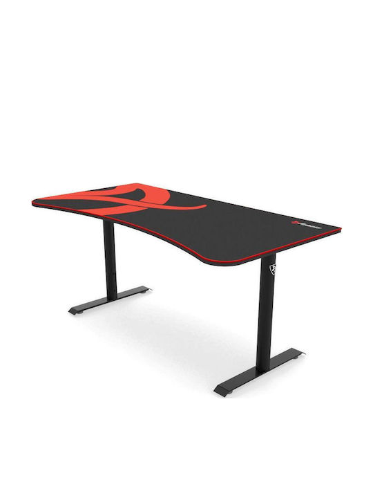 Gaming Office Arena Wooden Black with Metal Legs 160x82x70cm