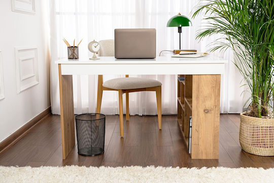 Schreibtisch Vesper Holz Weißkiefer 130x50x72cm
