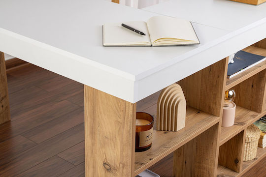 Schreibtisch Vesper Holz Weißkiefer 130x50x72cm