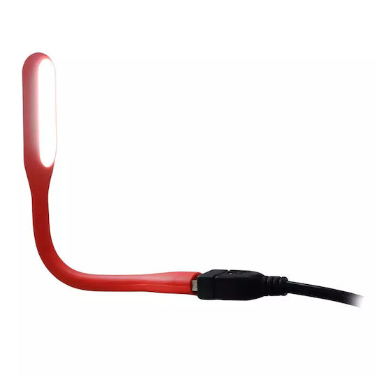 Spacer Spl-led-rd Light Led Lamp Laptop Flexible Usb Red