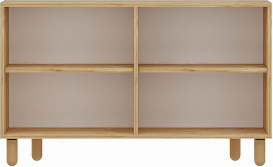 Μπουφές Roger Ξύλινος Oak 120x29.6x73.6cm