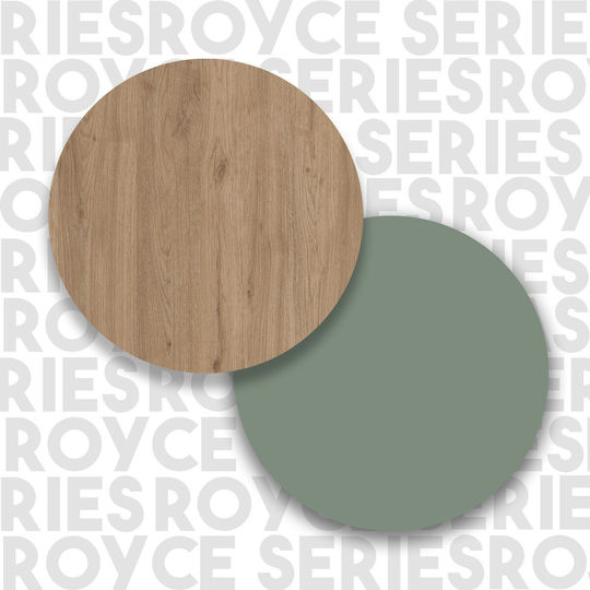 Мебели за съхранение от дърво & метал Oak-green 88x35.5x205см