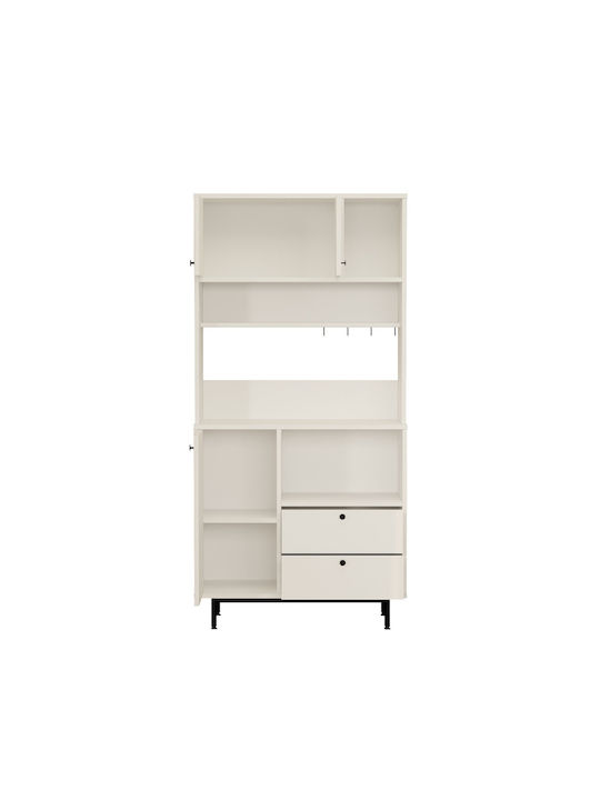 Bufet White Alb 88x35.5x180cm