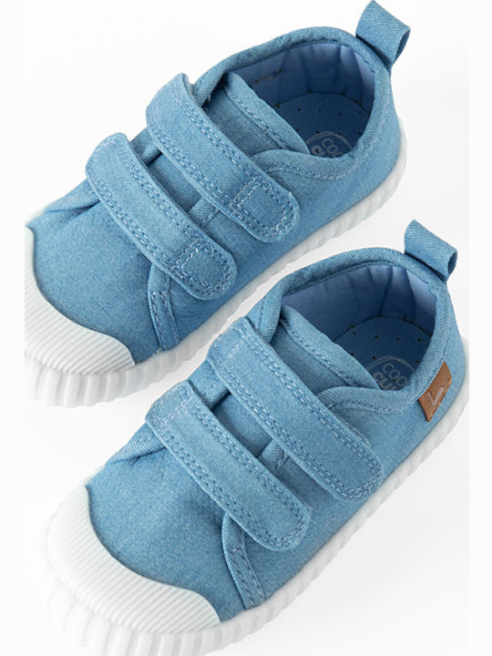 Παιδικά Sneakers με Σκρατς Μπλε