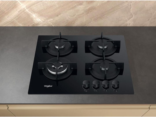 Whirlpool Εστία Φυσικού Αερίου Αυτόνομη 59x51εκ.