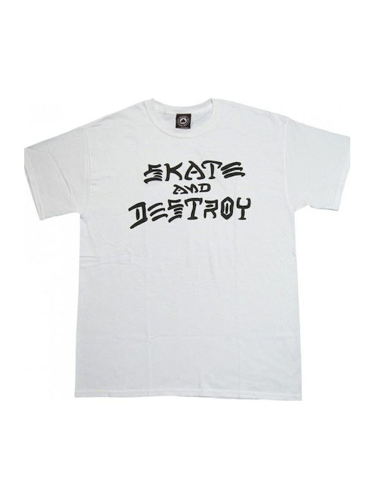 Skate Destroy T-Shirt Weiß