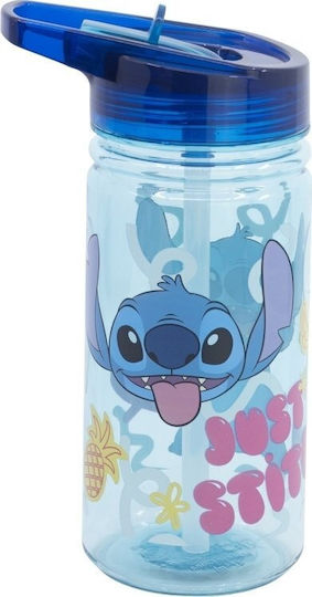 Disney Stitch Παιδικό Παγούρι Lilo & Stitch Διάφανο 475ml
