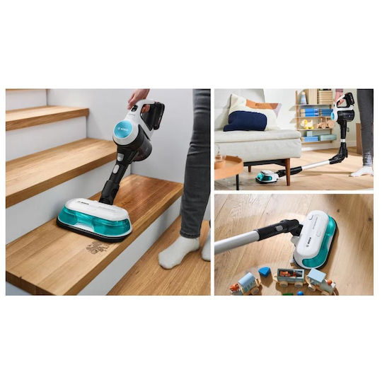 Bosch Unlimited 7 Rechargeable 2 in 1 Stick & Handheld Vacuum 18V Turquoise