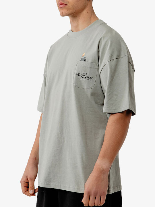 God Smokes T-Shirt Neutral Grau