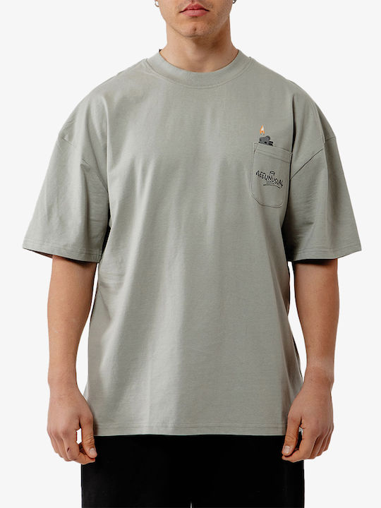 God Smokes T-Shirt Neutral Grau