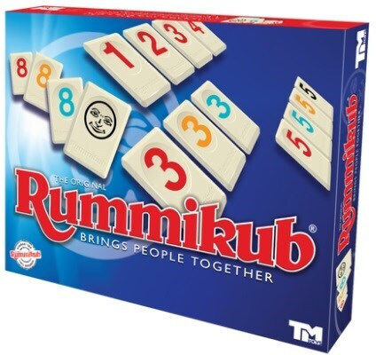 Board Game Rummikub for 2-4 Players 7+ Years Old (PL)
