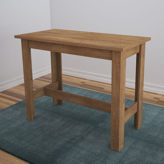Barra Bar Table Wooden Honey Oak 120x60x93cm