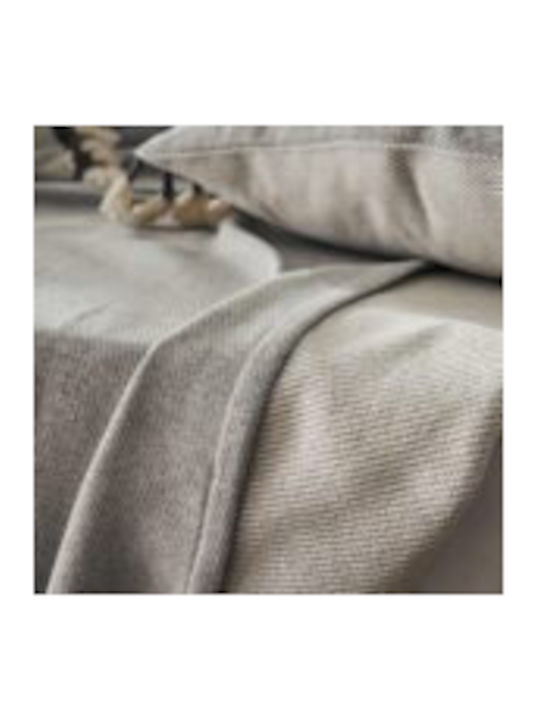 Gofis Home Armchair Throw 180x180cm Opal Grey