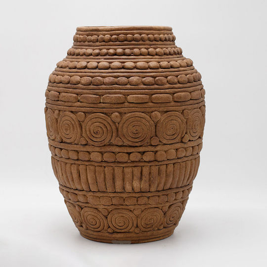 Βάζο Τσιμεντένιο Καφέ Φ26.5xΥ34cm Βάζο Τσιμεντένιο Καφέ Φ26.5xΥ34cm