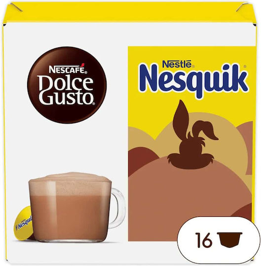 Nescafe Capsule Ciocolata Dolce Gusto Nesquik Compatibile cu Mașină Dolce Gusto 16 bucăți