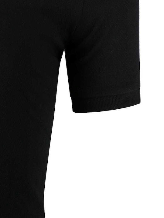 Polo Bluse Black