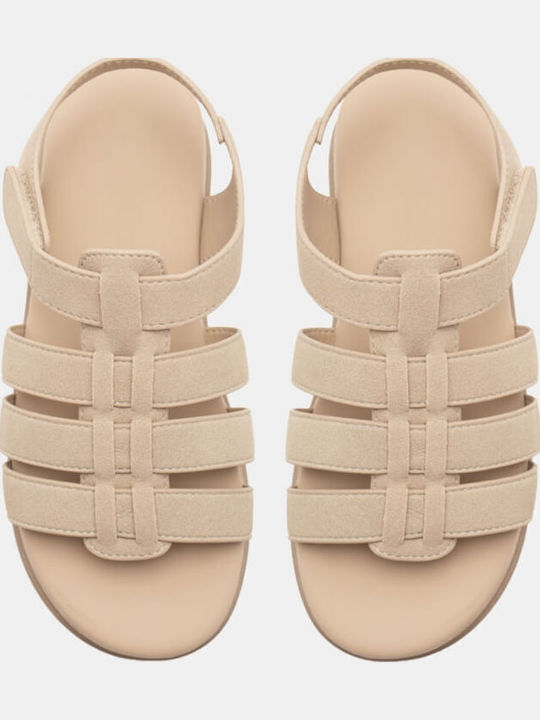 Γυναικεία Σανδάλια Flatforms Μπεζ