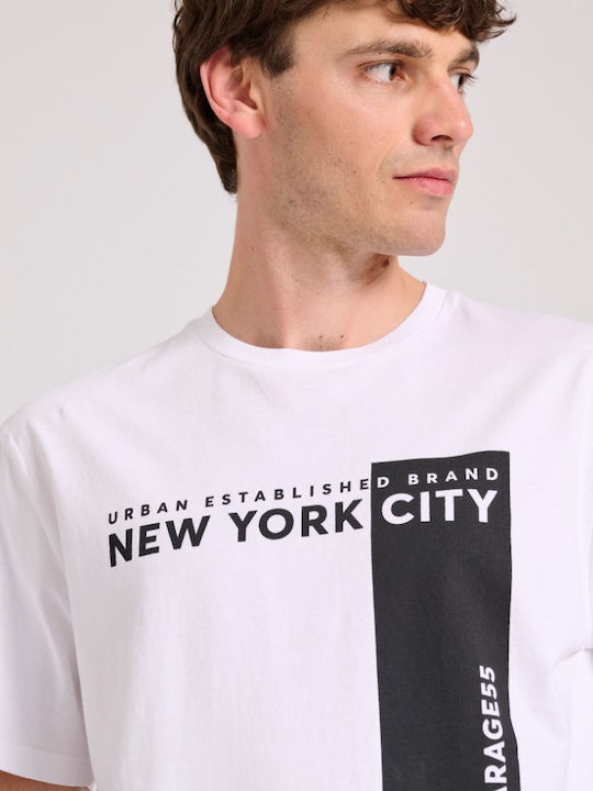 Garage 55 Men's T-shirt Gam009-505-04 White