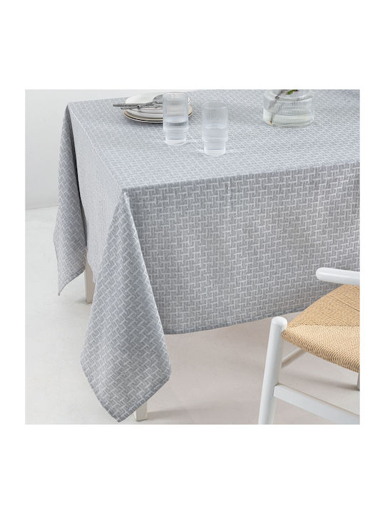Palamaiki Τραπεζομάντηλο Αλέκιαστο Σετ Grey 175x260εκ.
