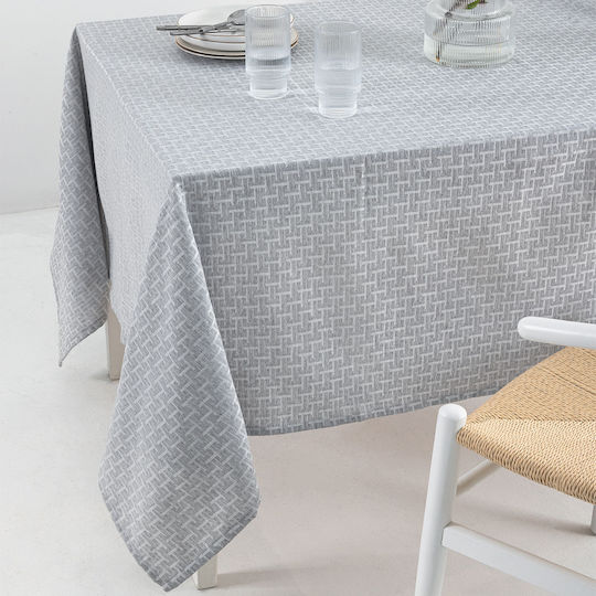 Palamaiki Față de masă Rezistent la pete Set Gri 175x260cm