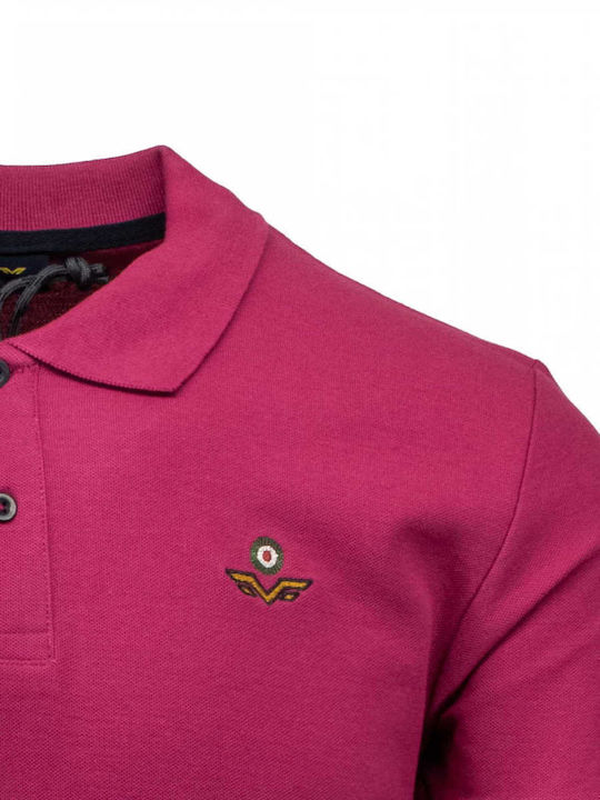 Polo Short Sleeve Blouse Fuchsia