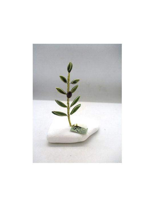 Rozos Ceramics Διακοσμητική Ελιά 9x12cm