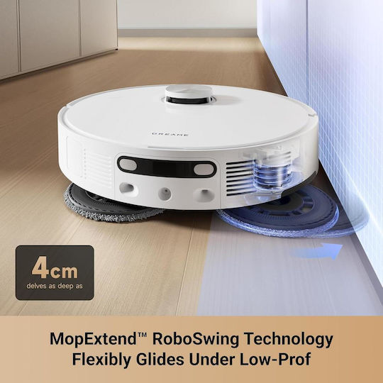 Dreame L10s Ultra Gen 2 Robot Vacuum Cleaner with Laser Mapping & 10000Pa Suction Power White