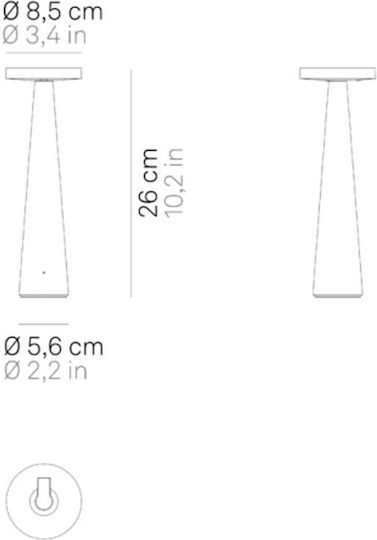Zafferano Tischlampe