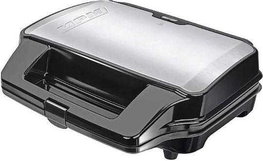 MPM Τοστιέρα για 2 Τοστ 900W Inox