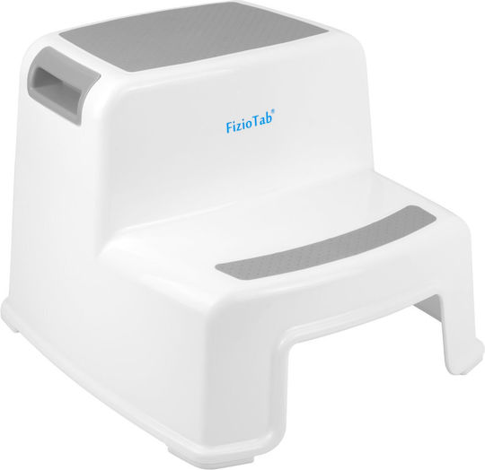 Scaun Două Trepte Pentru Copii Fiziotab Scaunel Pentru Copii Utilizare În Baie Toaletă Chiuvetă Bucătărie Scaun Tip Scară Suprafață Antiderapantă Confort Siguranță Multiplu