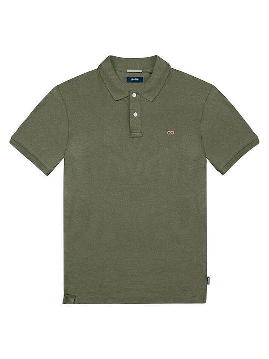 Polo Short Sleeve Khaki Blouse
