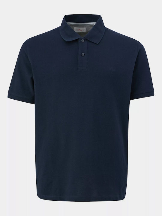 Polo Short Sleeve Blue Men's Blouse