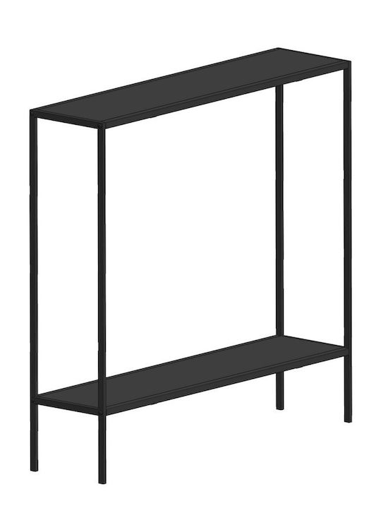 Kuba Konsole Black L83xB21xH78cm