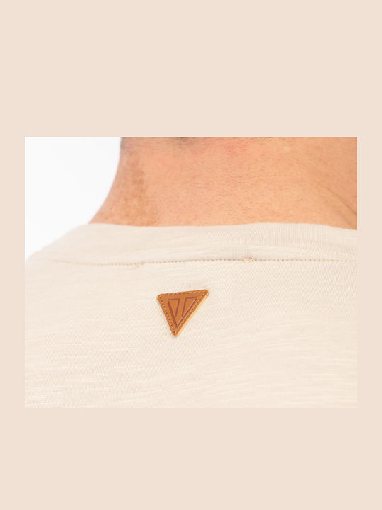 T-shirt Μπεζ