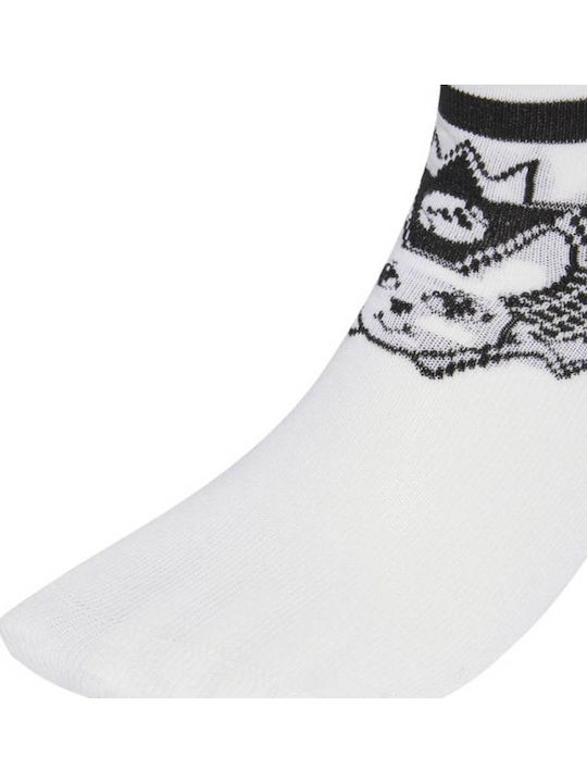 adidas Παιδικές Κάλτσες Performance White 3 Ζευγάρια