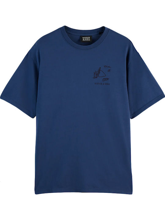 Artwork T-shirt Μπλε