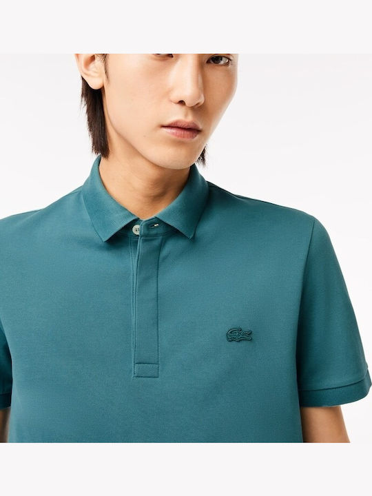 Polo Short Sleeve Blouse Turquoise